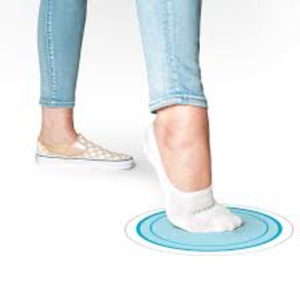 Sheec Active X SoleHugger High Cut No Show Socks Shoe Size Y2 Y3 NWT